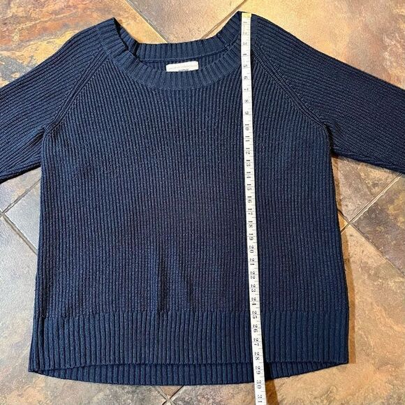 Avenue Design Sweater Collection Blue Ribbed 3/4 Sleeve 22/24 Sweater - Picture 6 of 10